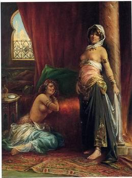 unknow artist Arab or Arabic people and life. Orientalism oil paintings  418 France oil painting art